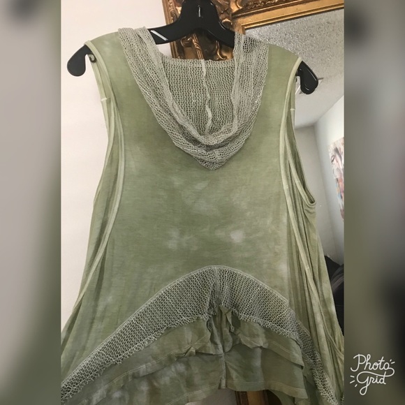 Vintage by Jack & Jinger Mesh Hooded Boho Top - Picture 5 of 5